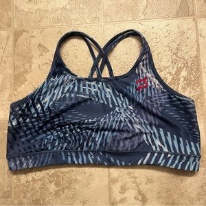 Peloton Apparel Blue Sports Bra